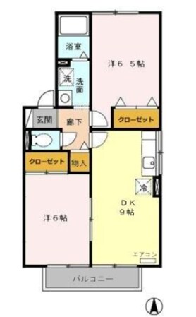 韮山駅 徒歩10分 2階の物件間取画像